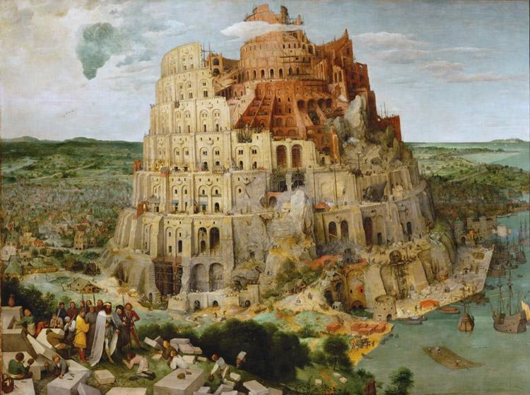 BRUEGEL, Pieter the Elder The Tower of Babel (mk08) oil painting image